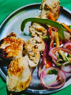 சிக்கன் மலாய் டிக்கா(chicken malai tikka recipe in tamil) செய்முறை முக்கிய புகைப்படம்