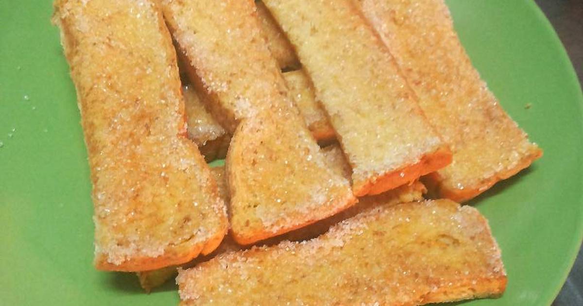 Extra Crispy Sugar Buttered Toast Recipe By Claire S Cookpad