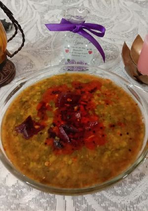 A picture of Dal Palak.