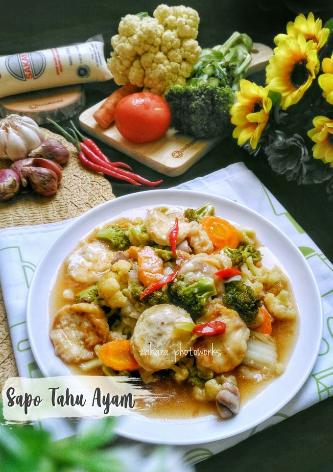 Foto resep Sapo Tahu Ayam
