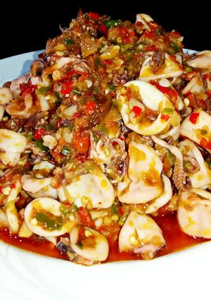 Foto resep Cumi Laut Pedas (Inspired by Rosa Meldianti)