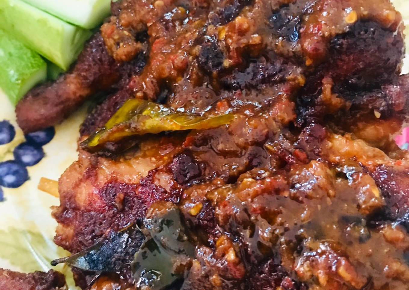 Ayam bakar taliwang. Ide menu buka puasa simpel