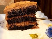 A picture of vanilla mousse