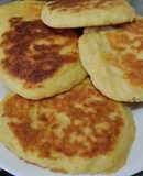 Pan🥯de papa🥔y queso🧀en sartén🍳