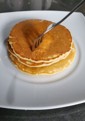 Una foto de Hotcakes de avena instantánea