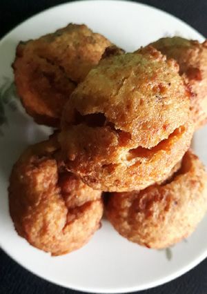 Foto resep Bakso Ayam Goreng Merekah