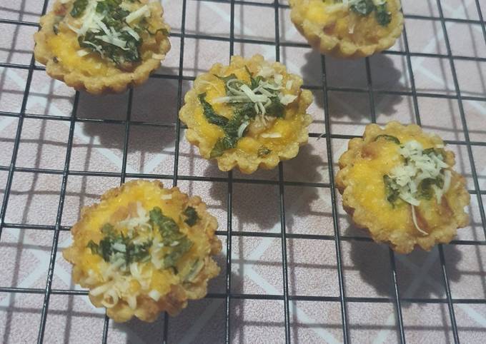 Standar Resep praktis bikin Mini quiche roti tawar yang lezat