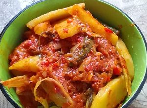 Foto resep Combrang Kentang Balado