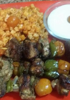 صورة لوصفة شيش طاووق