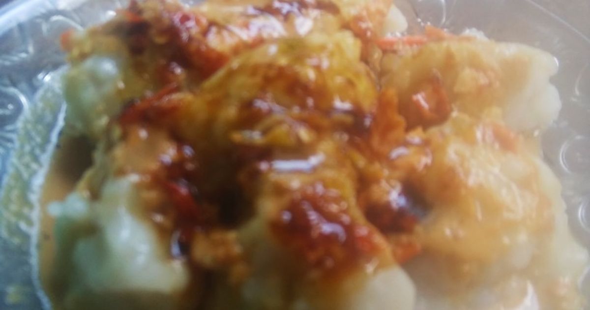 Cilok Nasi (saos kemiri)