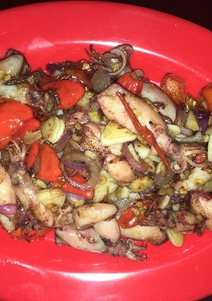 Foto resep Baby cumi asin tumis