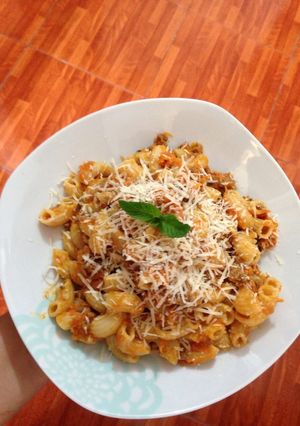 Una foto de Pasta rica y económica