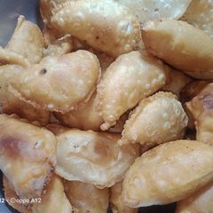 Suji mawa Gujiya A picture of Suji mawa Gujiya.
