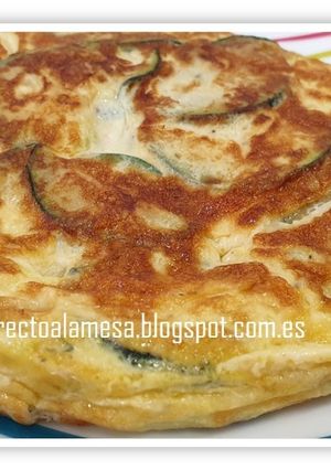 Foto principal de Tortilla de calabacín y queso azul