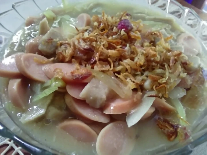 Langkah Gampang Membikin Resep Cap cay Pensos (pentol dan sosis) yang Lezat Sekali Anti Ribet, Bisa Manjain Lidah