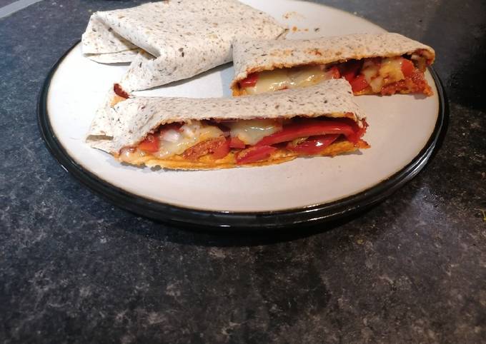 Recipe of Super Quick Homemade Pizza Wraps