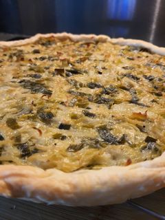 Une photo de Tarte poireau-oignons version 5max