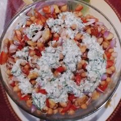 A picture of Chana Chat.
