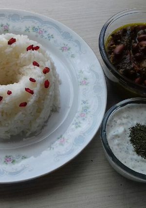عکسی از دستور قورمه سبزی با سبزی خشک