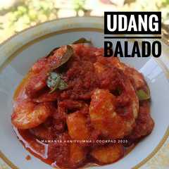 A picture of Udang Balado.