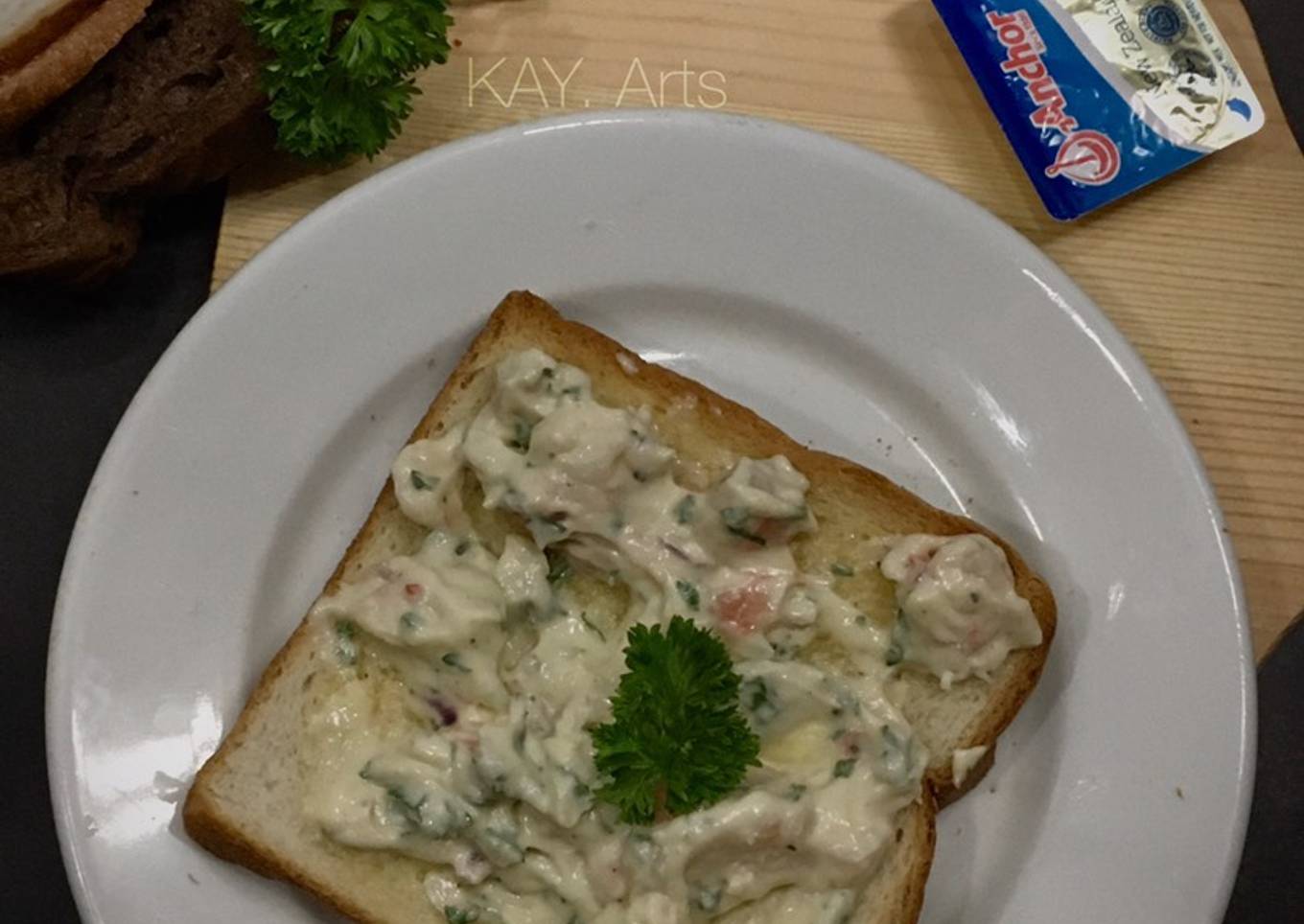 Toast Skagen (Swedish Prawn Toast)