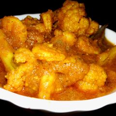 A picture of Dum Prawn Cauliflower.