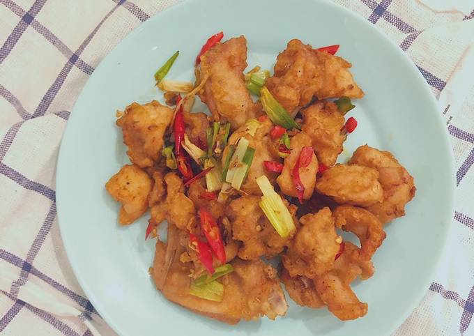 Ayam Popcorn Bawang Goreng