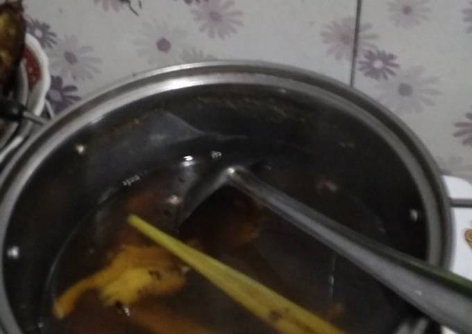 Bagaimana Menyiapkan Wedang jahe merah + sereh yang Menggugah Selera