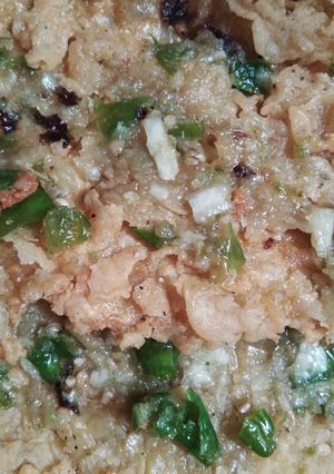 Foto resep Telur dadar krispi geprek