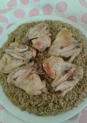 صورة لوصفة فريكة بالدجاج