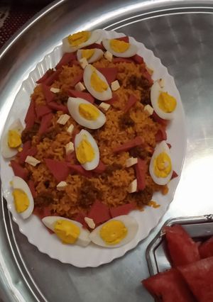 صورة لوصفة أرز طنجرة الضغط