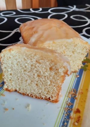 Una foto de Budín de Limón