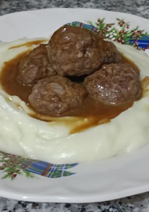 صورة لوصفة لابيري مع كريات اللحم