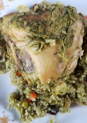 Una foto de Arroz con pollo