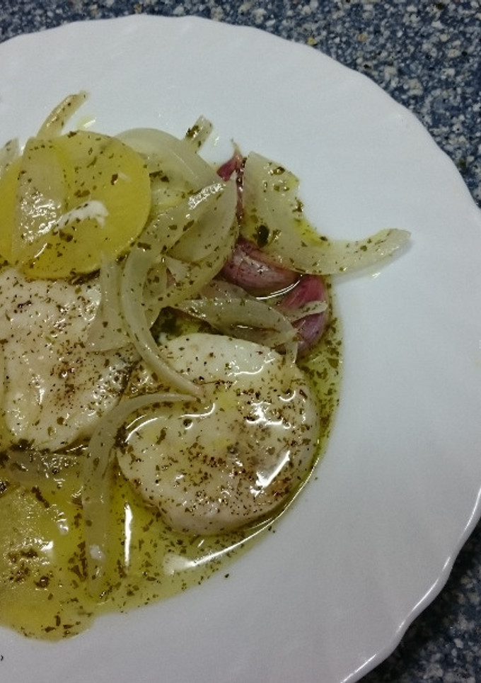 Una foto de Medallones de Merluza al horno