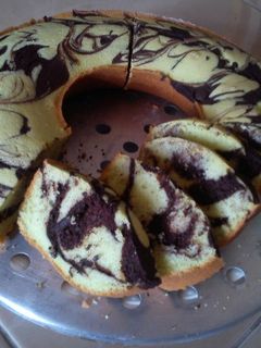 Foto resep Bolu marmer pandan