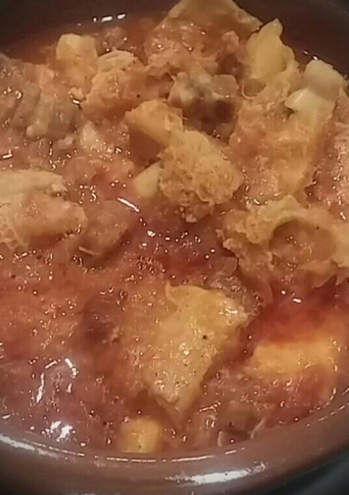Una foto de Callos con garbanzos