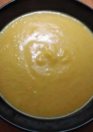 Una foto de Crema de calabaza