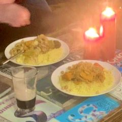 A picture of Couscous with Veggies & Chicken.