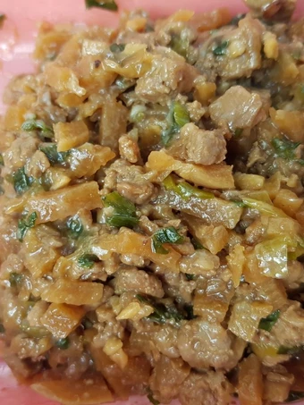 Cara Gampang Menyiapkan Resep 248. Daging Ayam Bengkuang (untuk isi bakpao, roti, bacang) yang Lezat Sekali Anti Ribet, Menggugah Selera