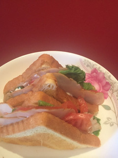 Una foto de Sándwich Navideño