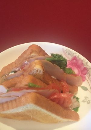 Una foto de Sándwich Navideño