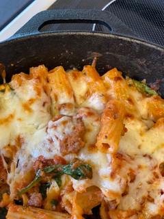 A picture of Sun-dried Tomato Basil Rigatoni.