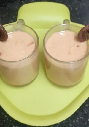 A picture of Hot Anjeer Milk.