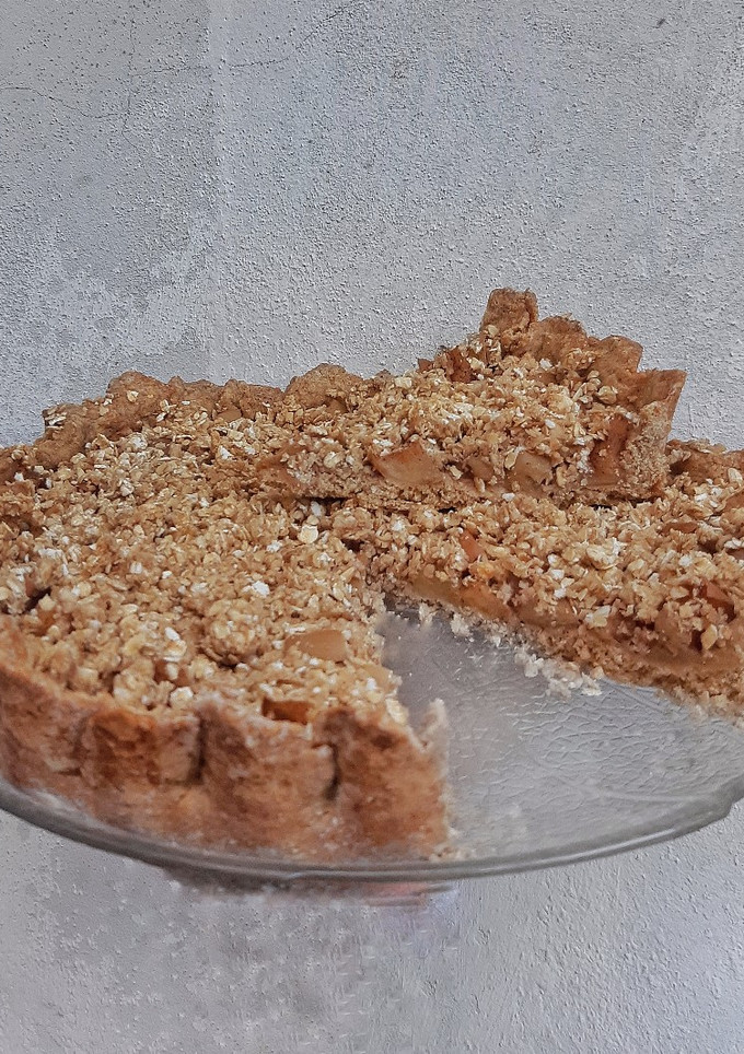 Una foto de Torta crumble de manzana