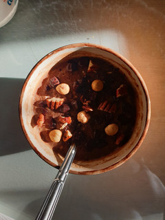 Una foto de Porridge proteico extra chocolateado 🥣🍫