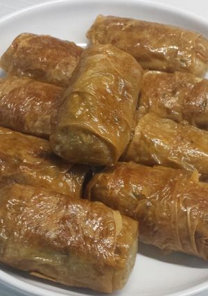 Foto resep Kembang tahu gulung isi talas