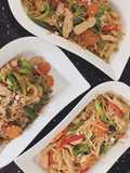 Stir-Fried Rice Noodles with Turkey and Vegetables