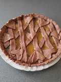 Crostata al cacao con marmellata di arance