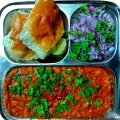 A picture of Street Style Pav Bhaji.